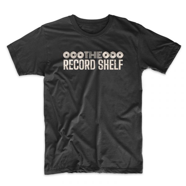 Record Shelf Black Tee