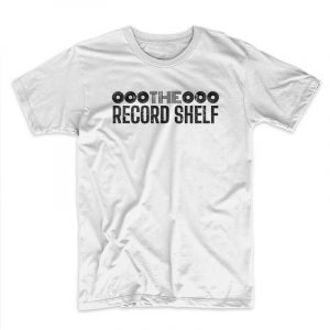 Record Shelf White Tee